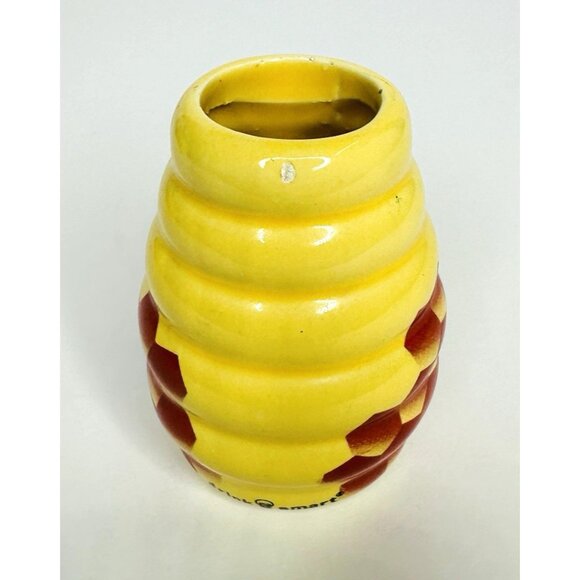 Jim Beam Honey Pot Jar Shot Glass Ceramic 2.5” Whiskey Distillery Hive Drink - Picture 3 of 6
